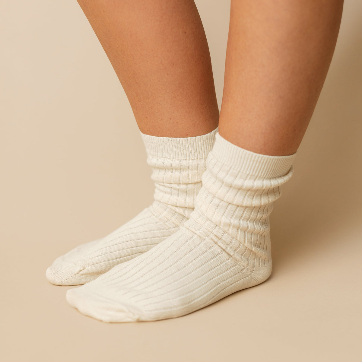 Adult Ribbed Socks - 100% Organic Cotton