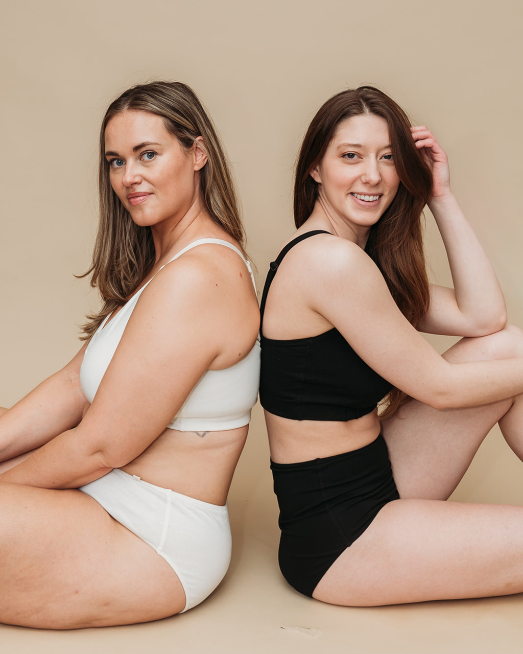 Organic Full Bust Sports Bra - 100% Organic Cotton
