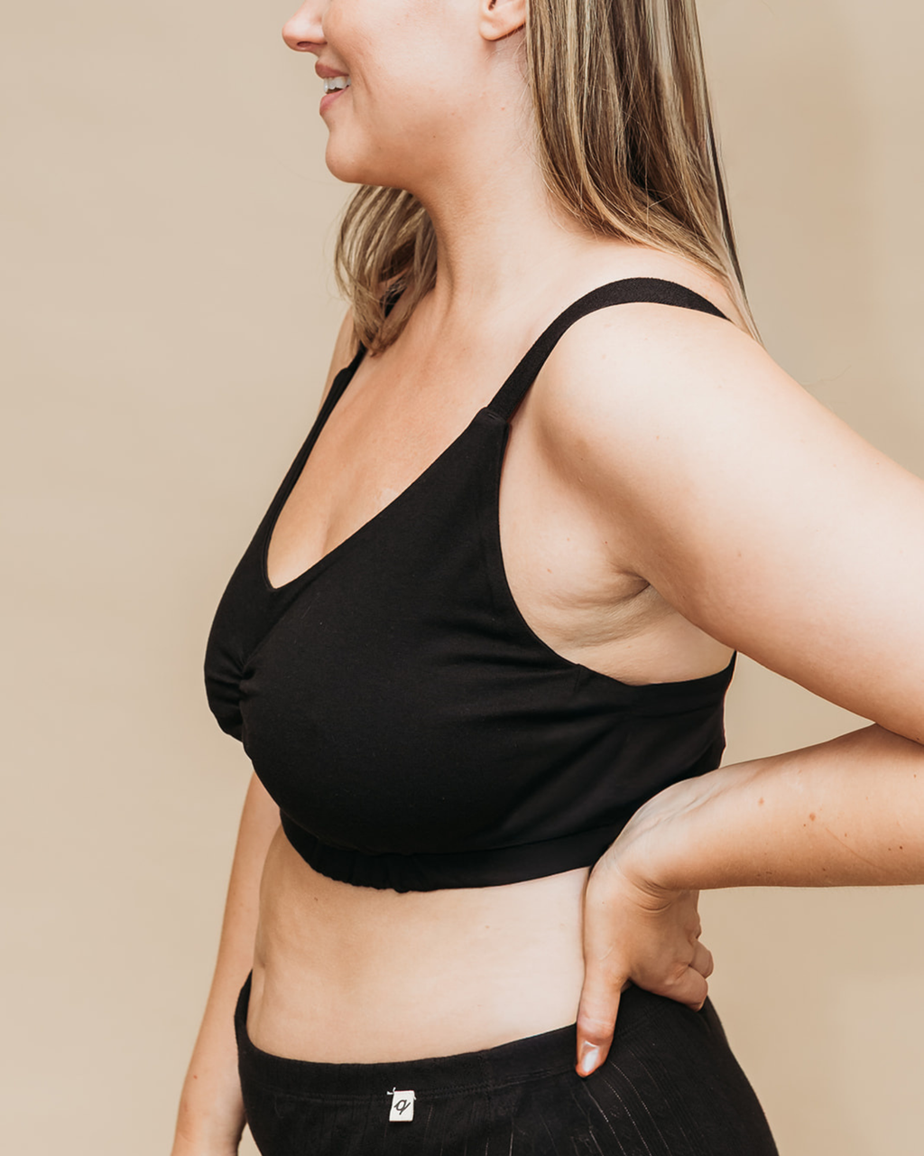 Organic Full Bust Sports Bra - 100% Organic Cotton