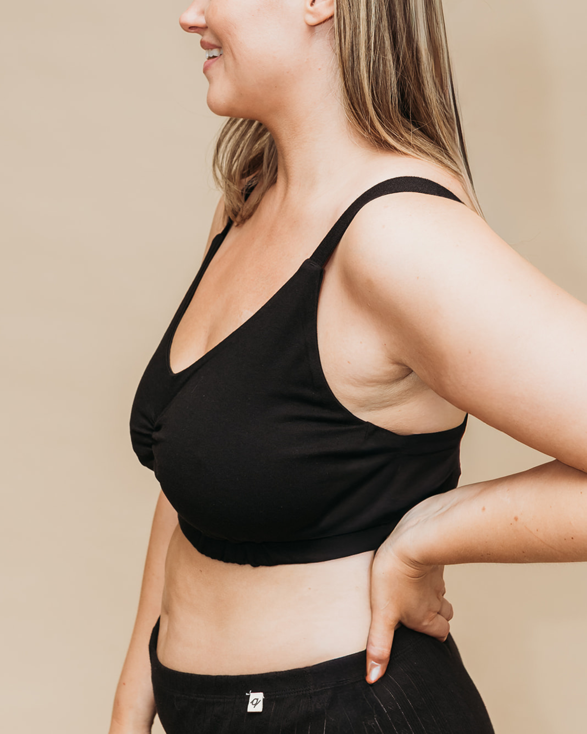 Organic Full Bust Sports Bra - 100% Organic Cotton