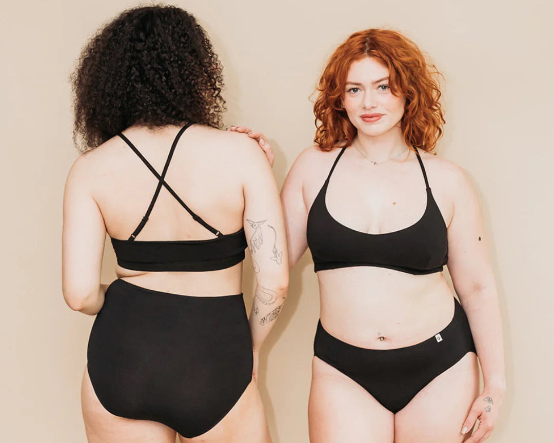 Women's Criss-Cross Bralette - 100% Organic Cotton