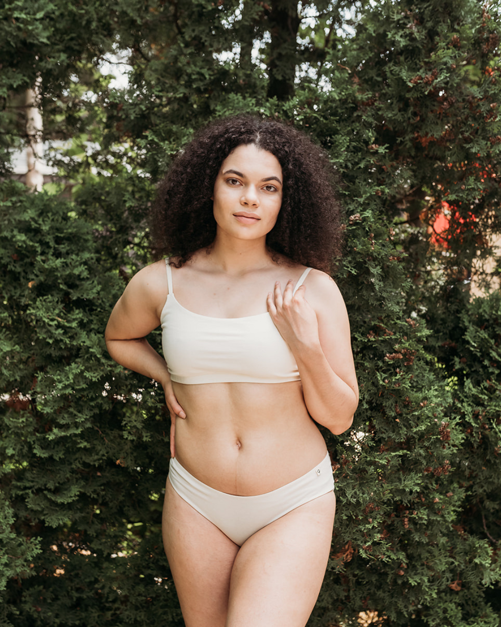 Natural (no dye) Womens Everyday Bikini - 100% Organic Cotton