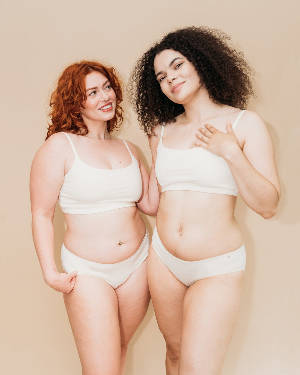 Natural (no dye) Womens Everyday Bikini - 100% Organic Cotton