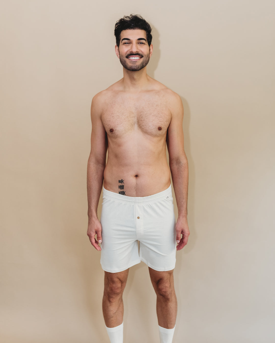 Natural (no dye) Everyday Knit Boxers - 100% Organic Cotton