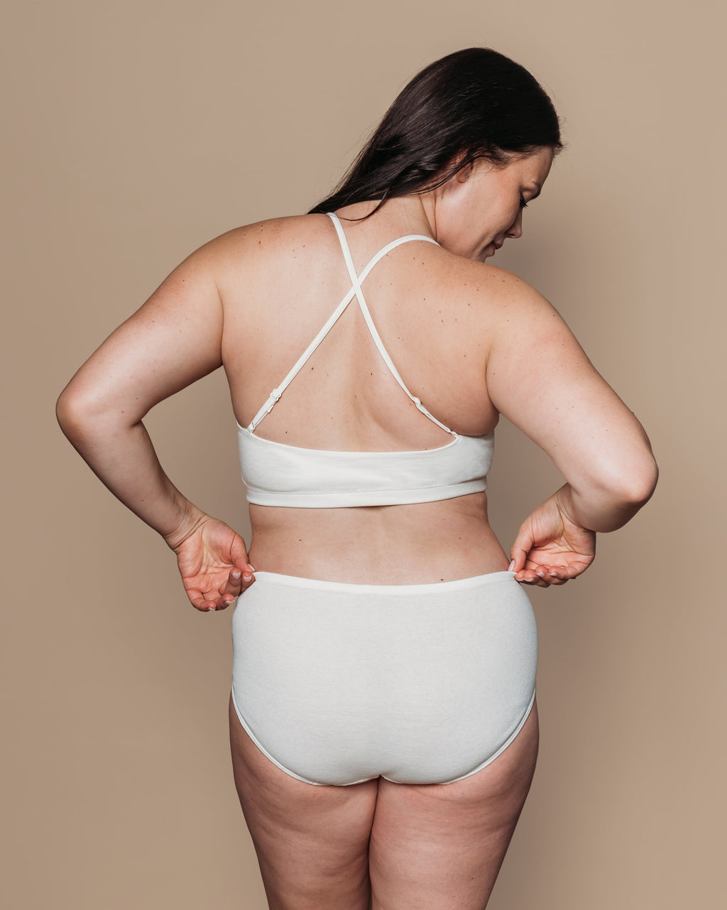 Natural (no dye) Womens Classic Brief - 100% Organic Cotton