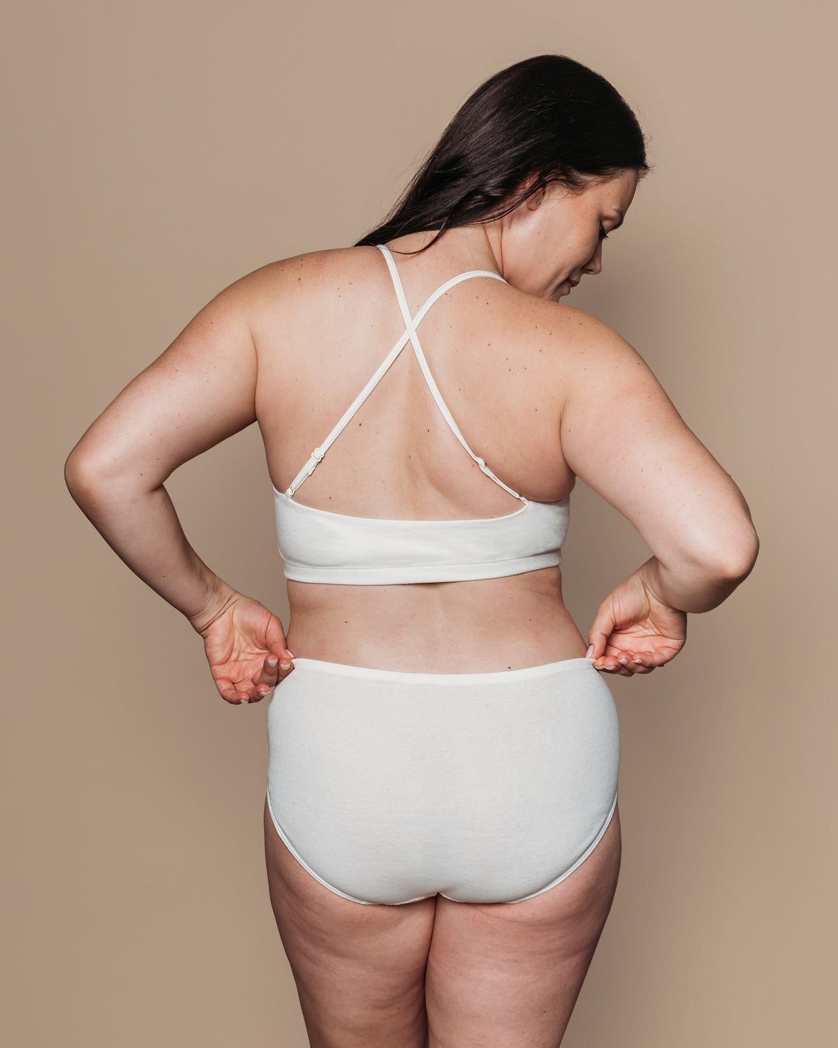 Natural (no dye) Womens Classic Brief - 100% Organic Cotton