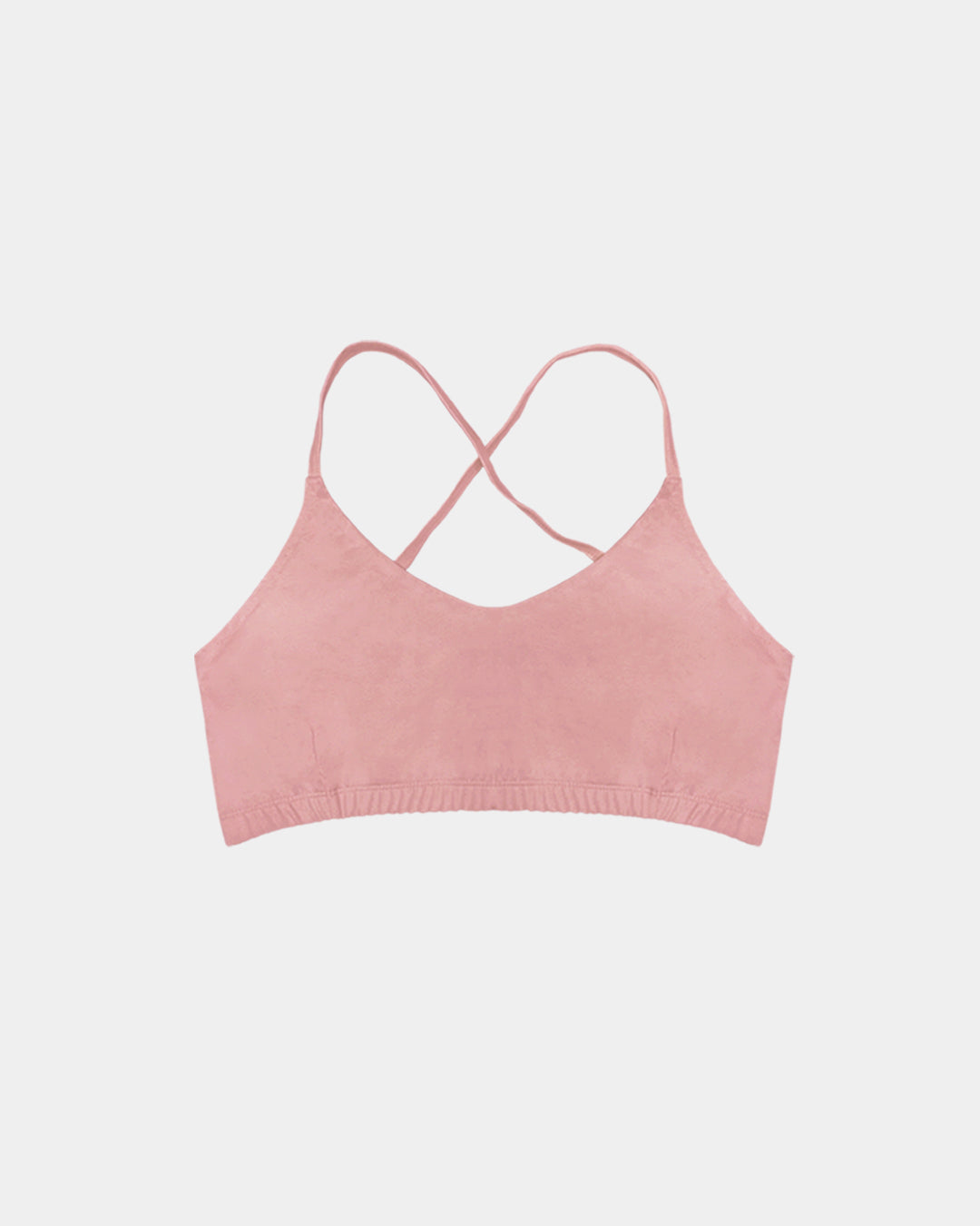 Women's Criss-Cross Bralette - Natural, Plant Dyes - 100% Organic Cotton