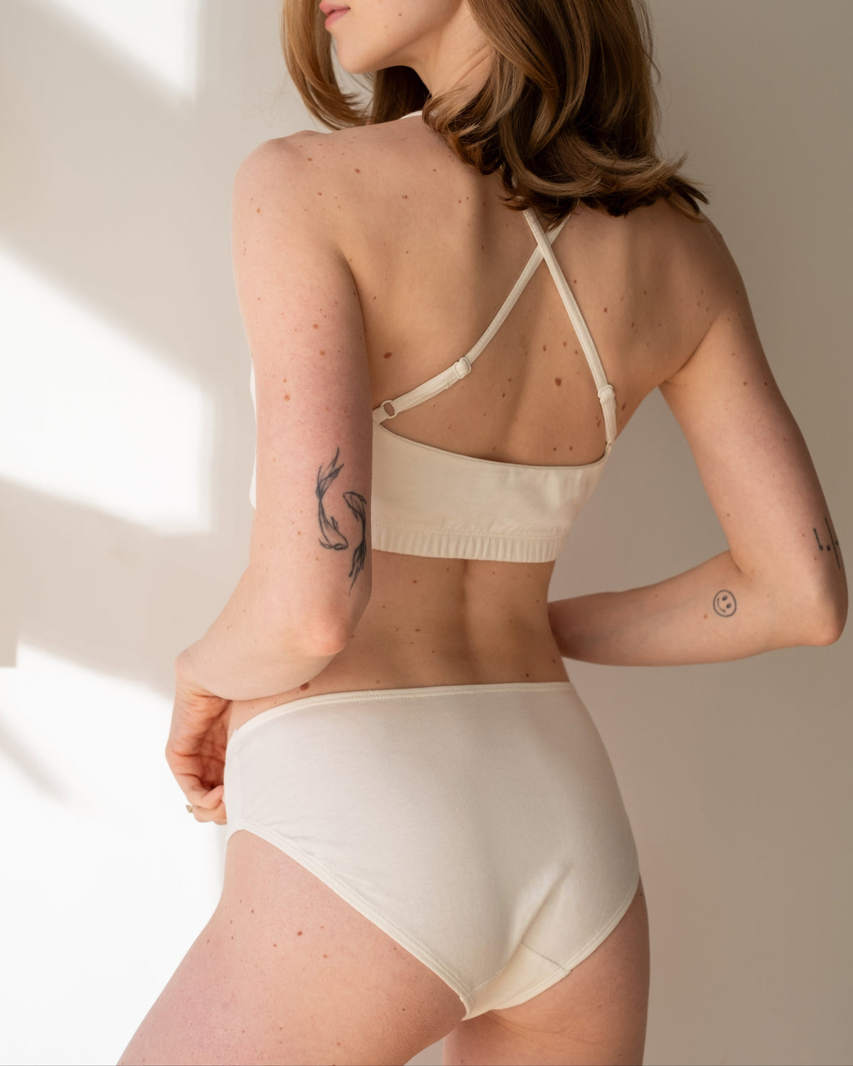 Natural (no dye) Womens Everyday Bikini - 100% Organic Cotton