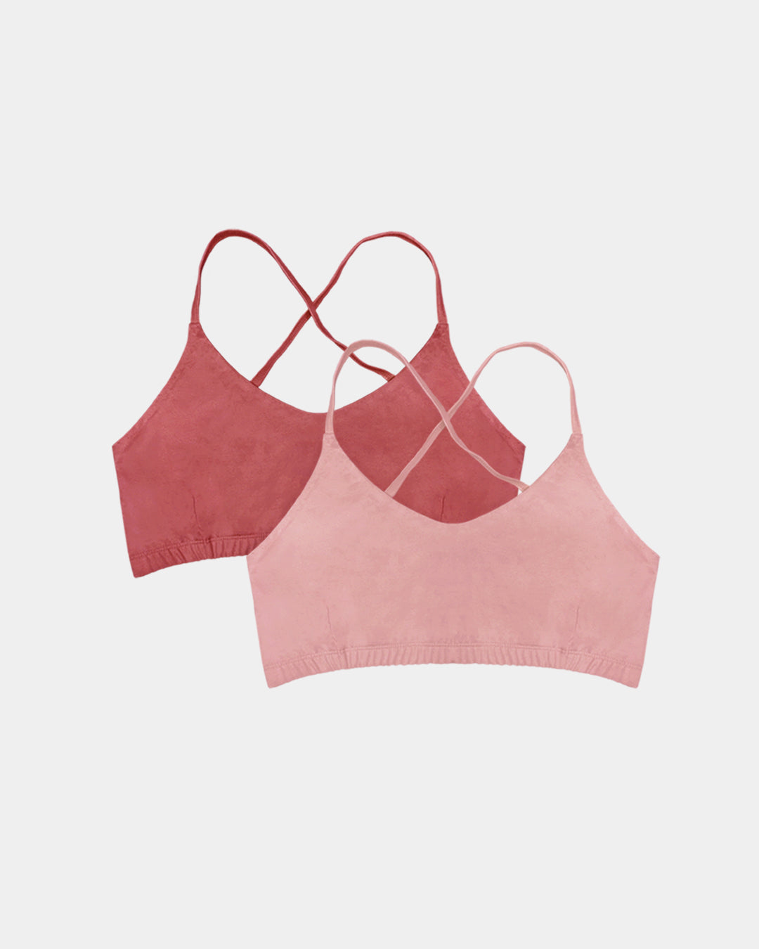 Women's Criss-Cross Bralette - Natural, Plant Dyes - 100% Organic Cotton