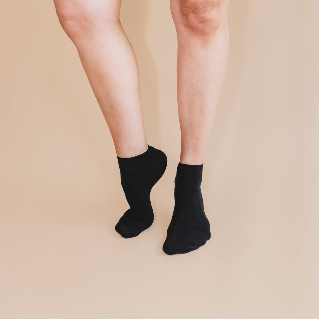Everyday Adult Lightweight Ankle Socks - 98% Organic Cotton