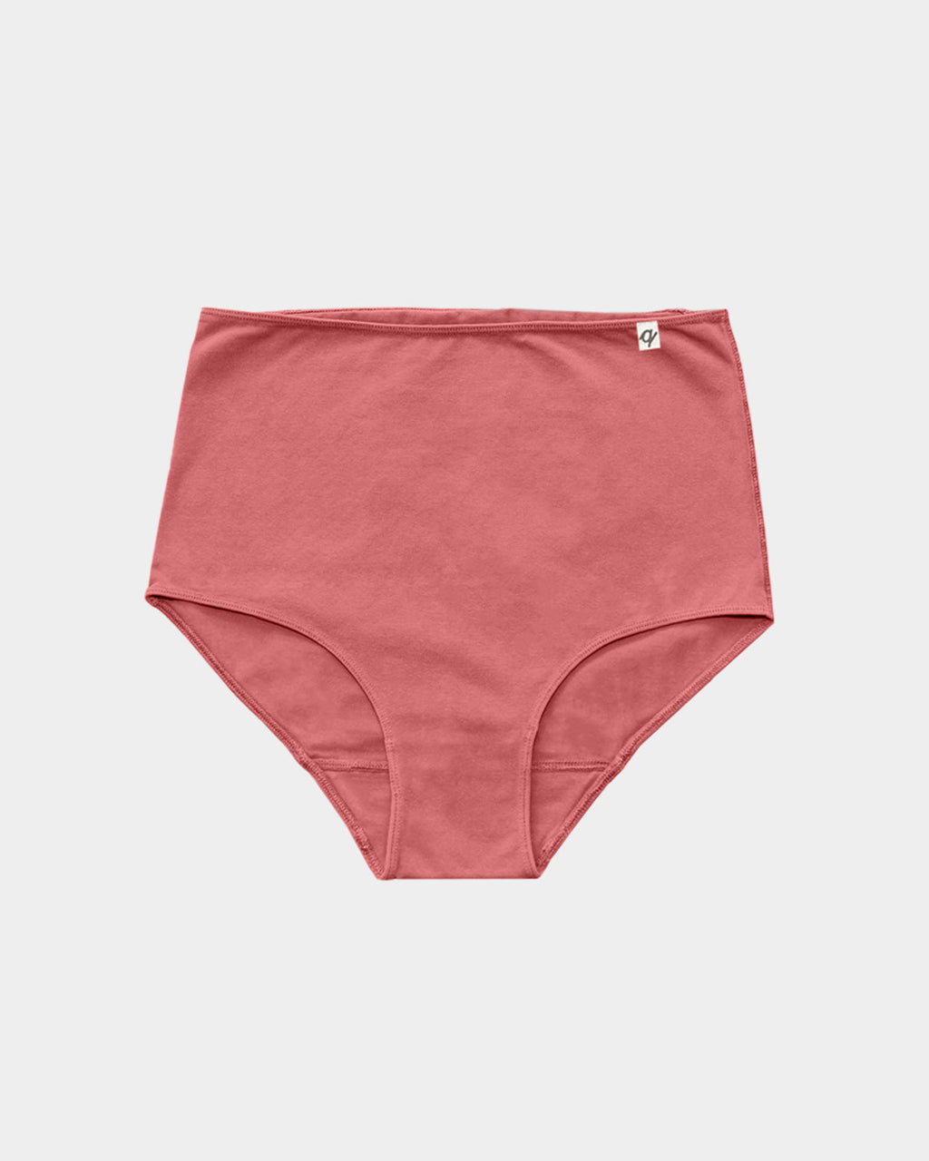Women's High Waist Brief - Natural, Plant Dyes - 95% Organic Cotton (2 pack)
