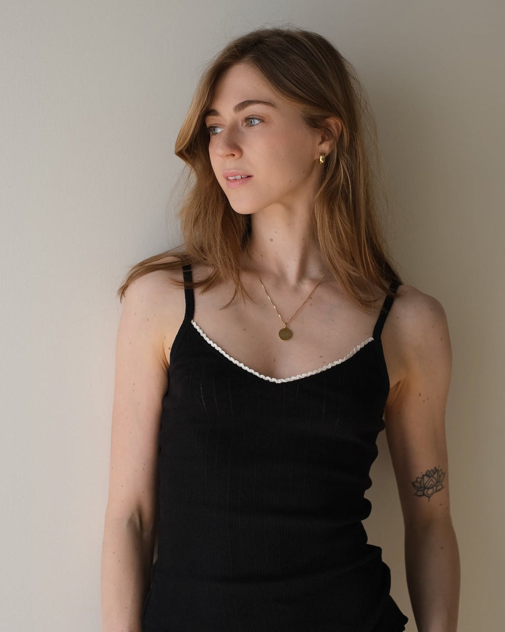 Women's Pointelle Tank Top - 100% Organic Cotton