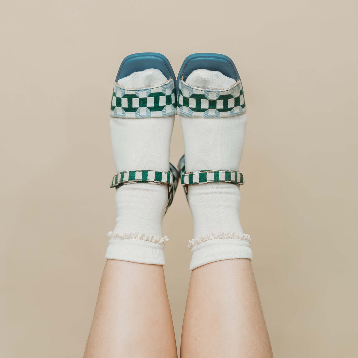 Organic Lace Frill Socks - 98% Organic Cotton