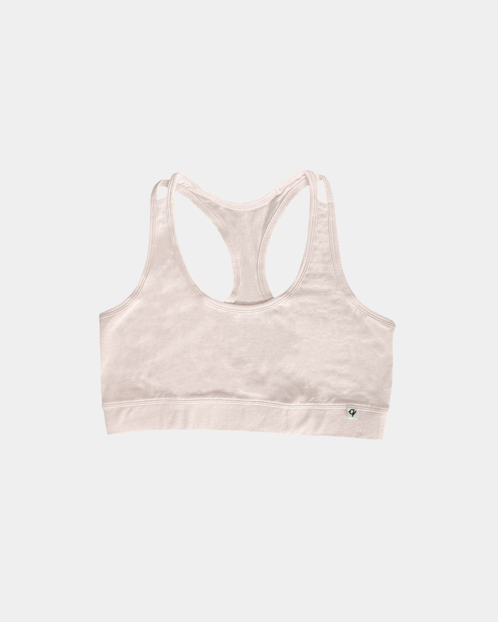 Organic Racerback Sports Bra - Natural, Plant Dyes - 95% Organic Cotton