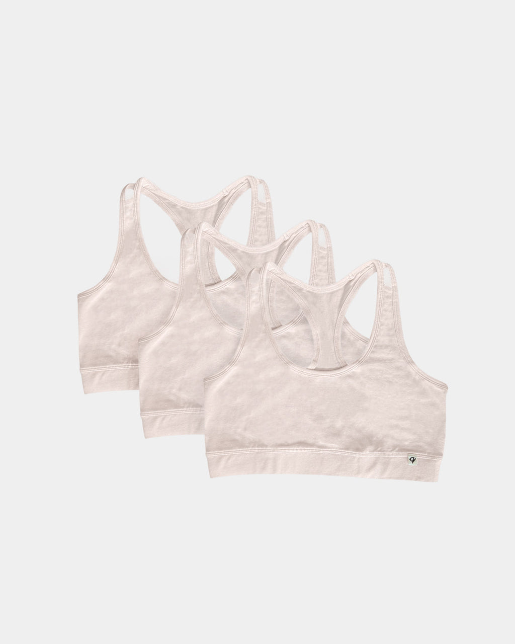 Organic Racerback Sports Bra - Natural, Plant Dyes - 95% Organic Cotton