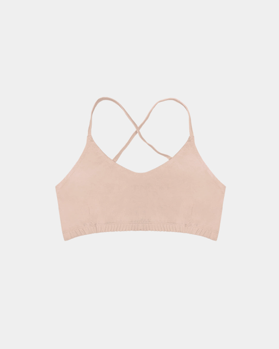 Women's Criss-Cross Bralette - Natural, Plant Dyes - 100% Organic Cotton