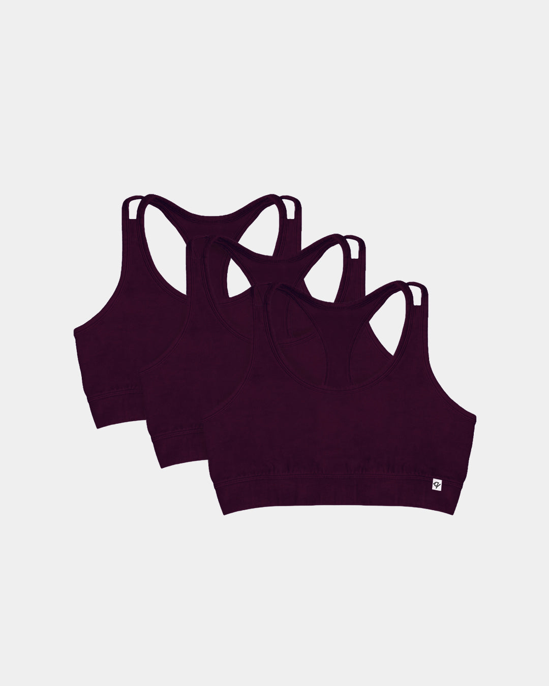 Organic Racerback Sports Bra - 95% Organic Cotton