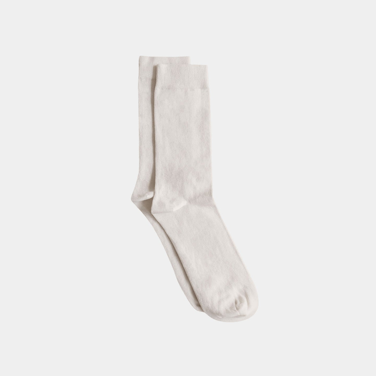 Natural (no dye) Adult Trouser Socks - 98% Organic Cotton