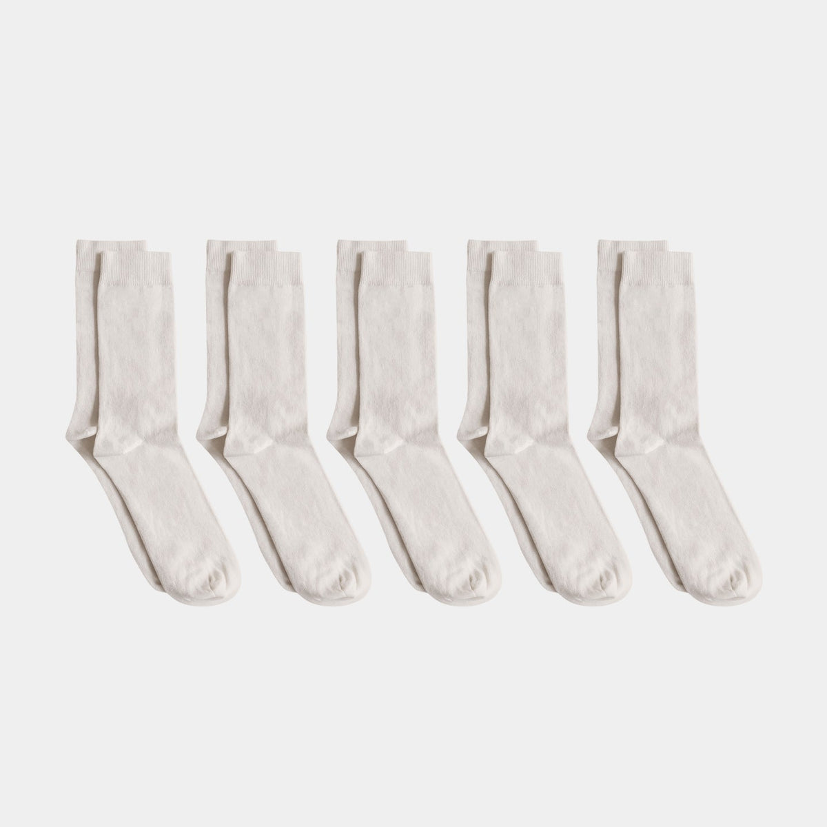 Natural (no dye) Adult Trouser Socks - 98% Organic Cotton