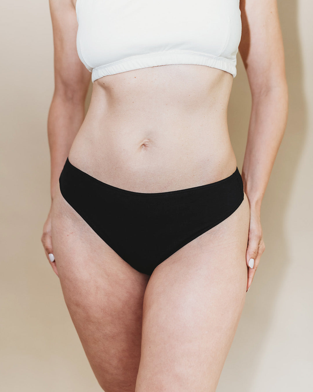 Women's Stretch Thong - 95% Organic Cotton