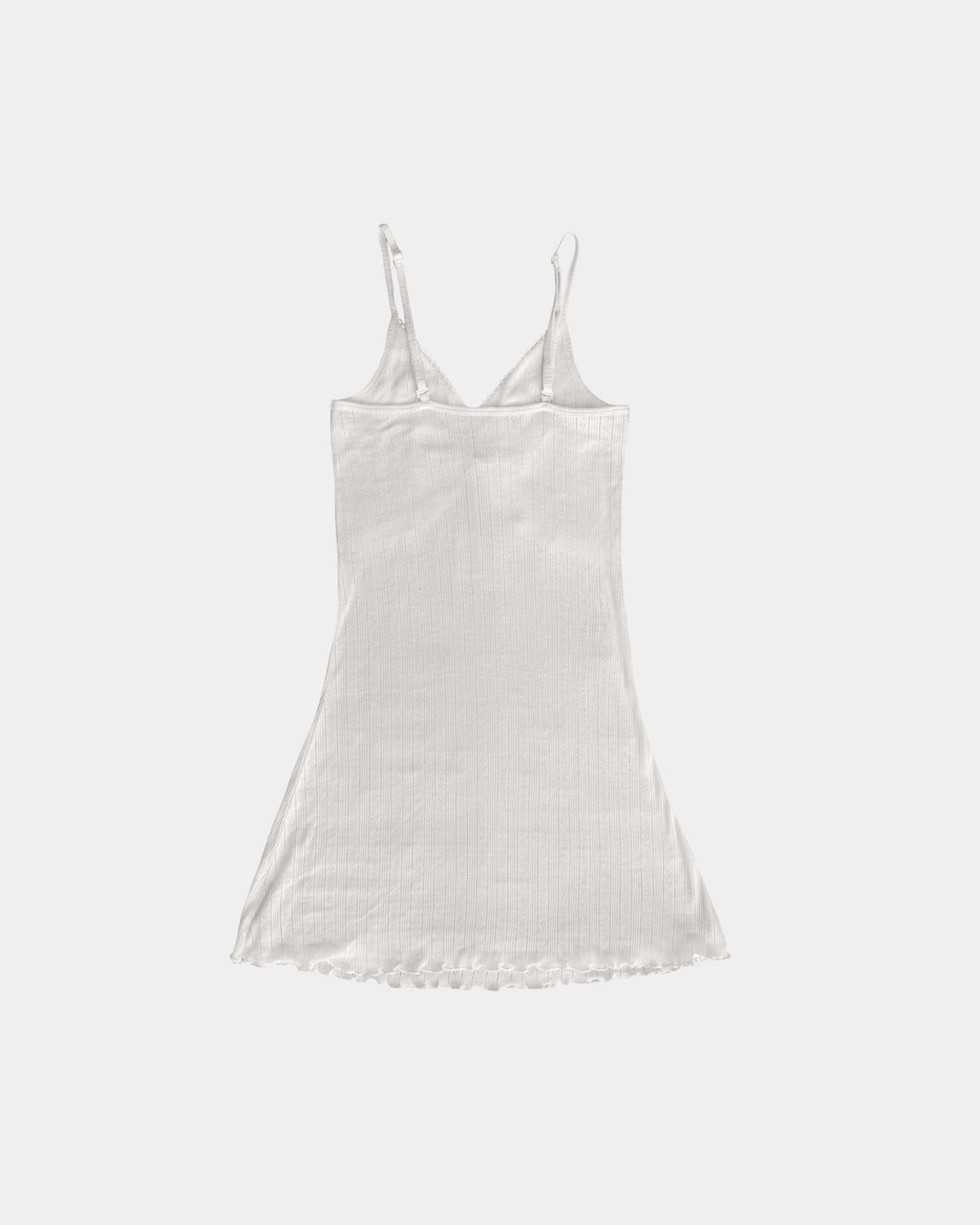 Women's Pointelle Slip Dress - 100% Organic Cotton