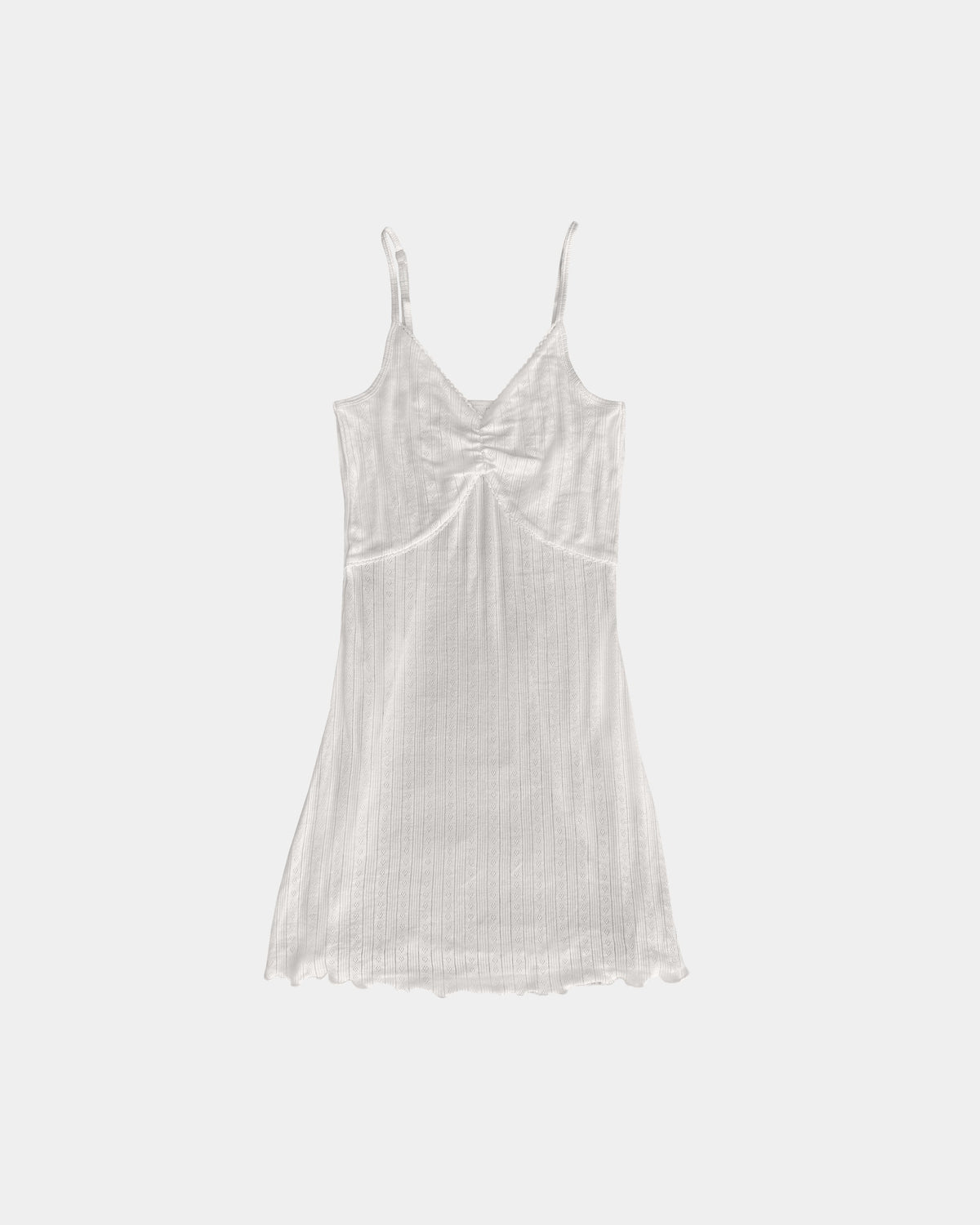 Women's Pointelle Slip Dress - 100% Organic Cotton