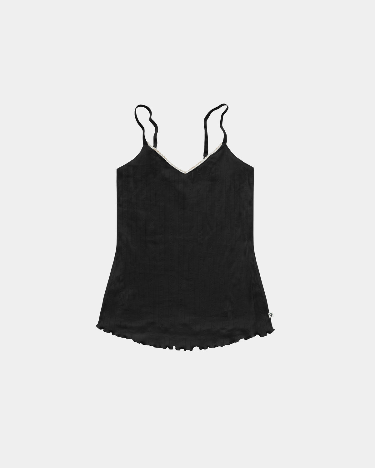 Women's Pointelle Tank Top - 100% Organic Cotton