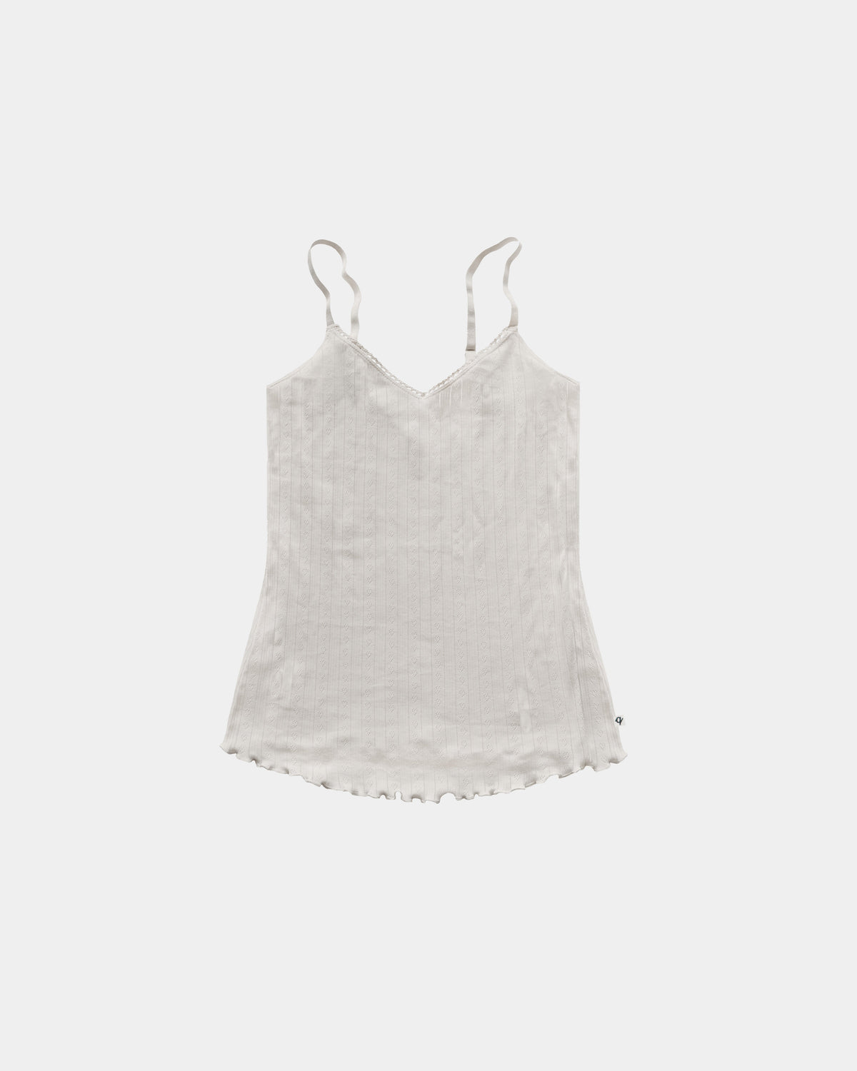 Women's Pointelle Tank Top - 100% Organic Cotton