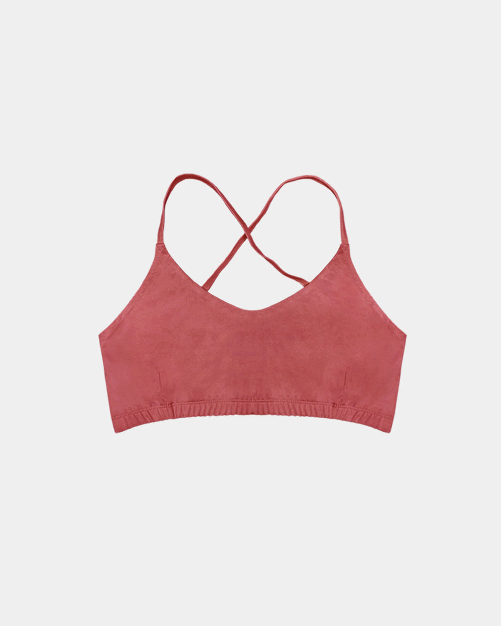 Women's Criss-Cross Bralette - Natural, Plant Dyes - 100% Organic Cotton