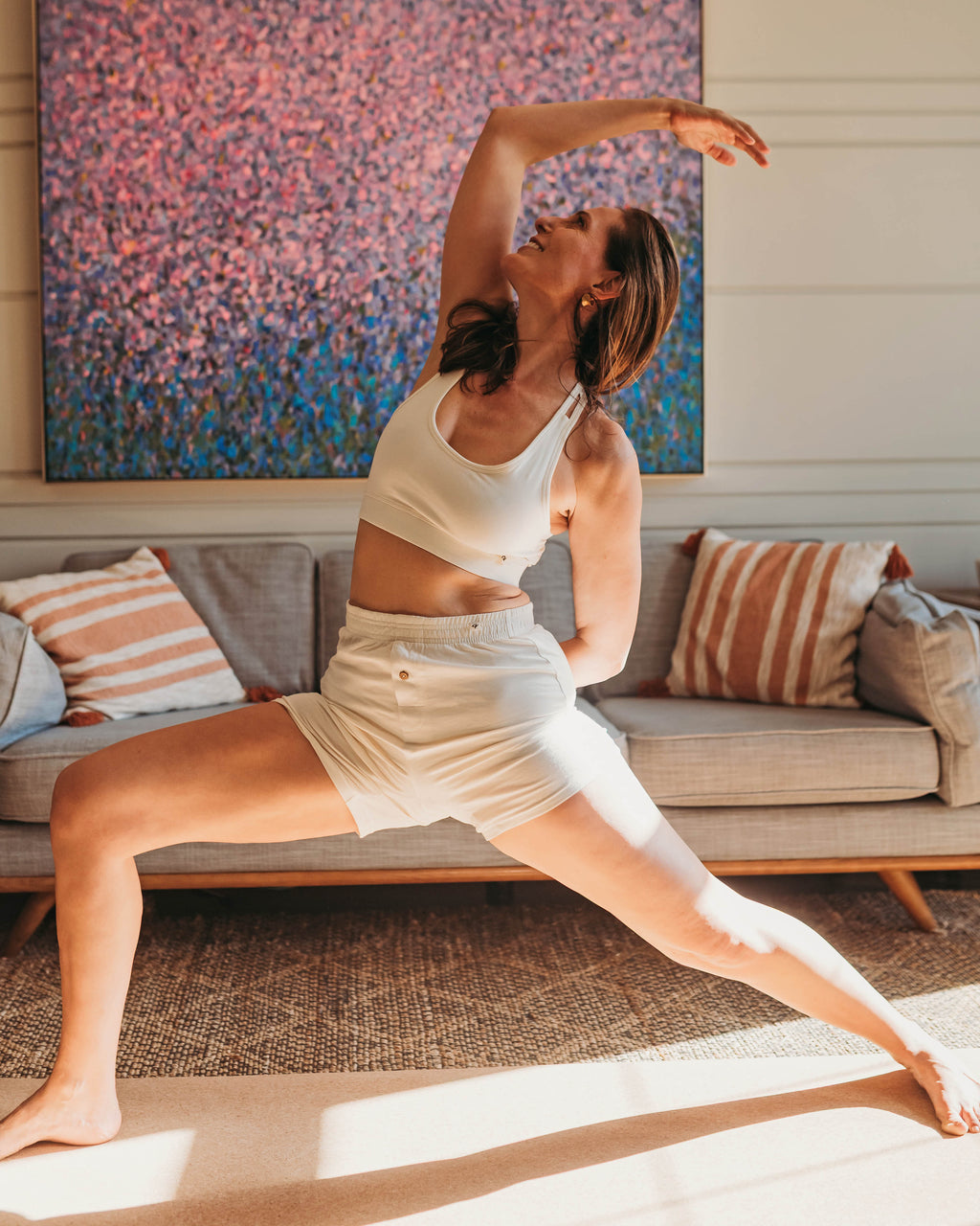 Organic Racerback Sports Bra - 95% Organic Cotton